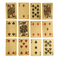 Deluxe Spielkarten, ca. 5,7 x 8,7 cm,
