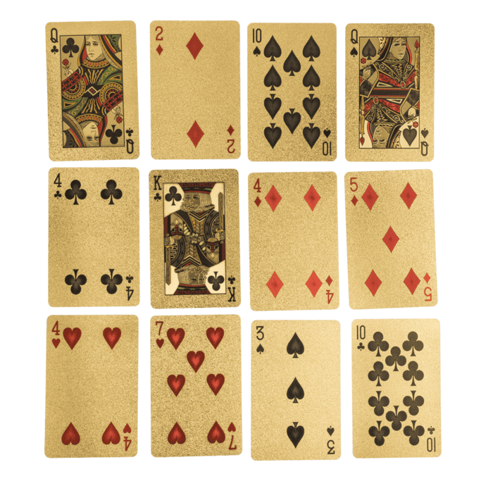Deluxe Spielkarten, ca. 5,7 x 8,7 cm,