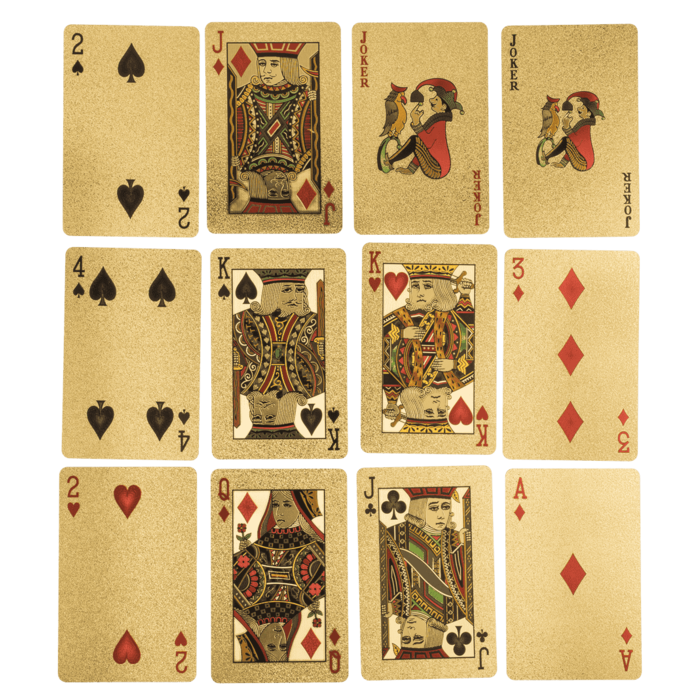 Deluxe Spielkarten, ca. 5,7 x 8,7 cm,