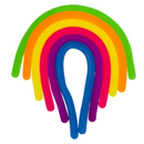 Stretch-Schnur, Colours, ca. 28 cm,