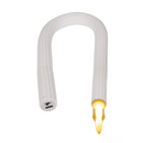 Weiße flexible LED Kerze aus Silikon,