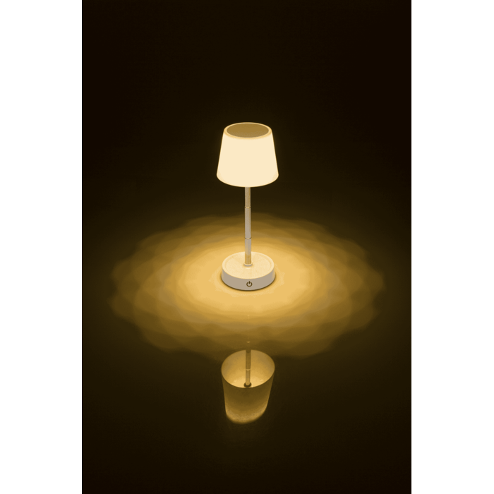 Teleskop-Tischleuchte mit LED, dimmbar,