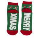 Socken, mit ABS-Sohle, Merry XMas, Einheitsgröße,