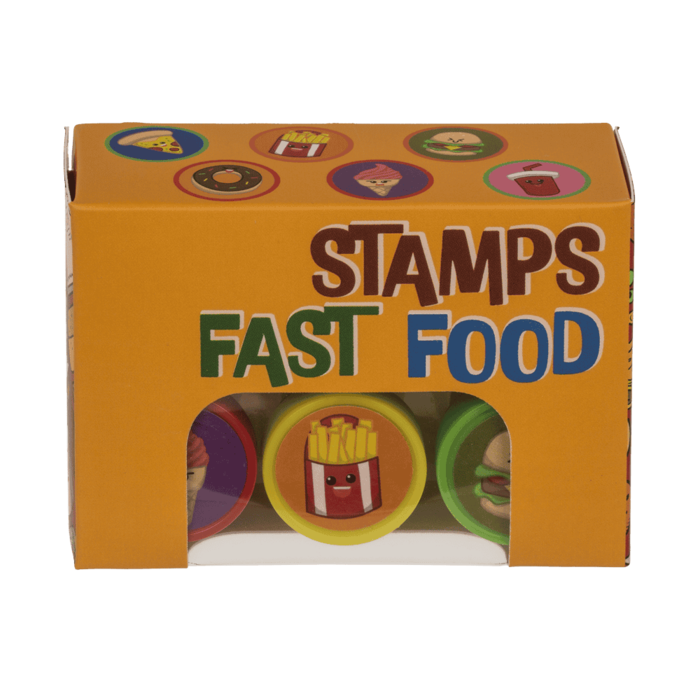 Stempel, Fast Food, 2,5 cm,