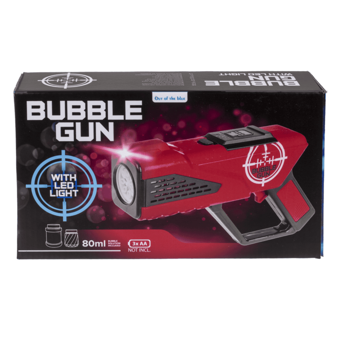 Seifenblasenpistole mit LED, 25 cm,