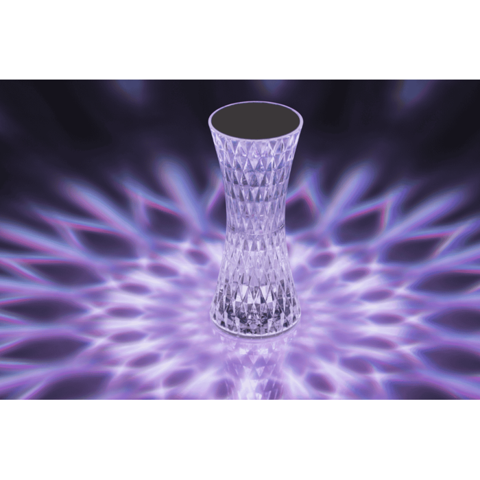 Kristall-Leuchte, mit Farbwechsel-LED,