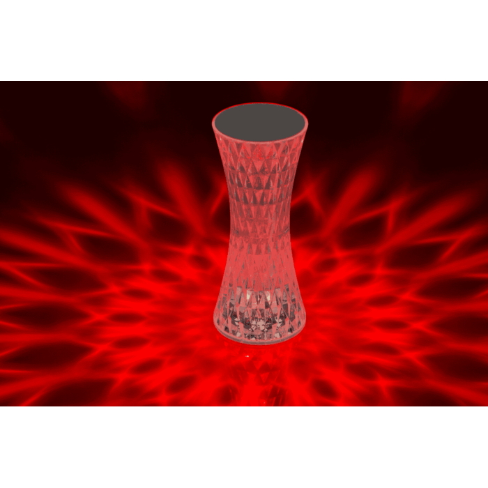 Kristall-Leuchte, mit Farbwechsel-LED,