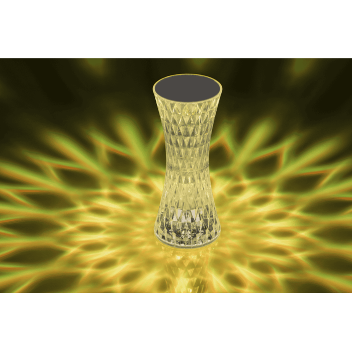 Kristall-Leuchte, mit Farbwechsel-LED,