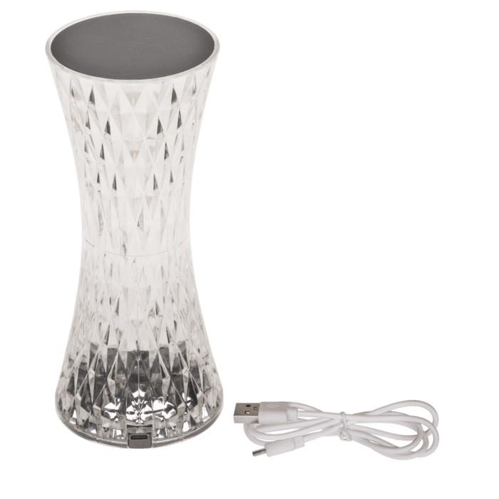 Kristall-Leuchte, mit Farbwechsel-LED,