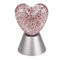 Glitter-Leuchte „Herz“, mit rotem Glitter,