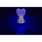Glitter-Leuchte „Herz“, mit rotem Glitter,
