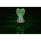Glitter-Leuchte „Herz“, mit rotem Glitter,