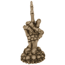 Skeletthand, Fuck Off, auf Totenkopfbasis,