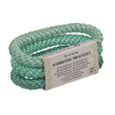 Textil-Haarband/Armband, Blue Shades,