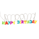 "LED-Lichterkette ""Happy Birthday"", L: 1,70 m.,"