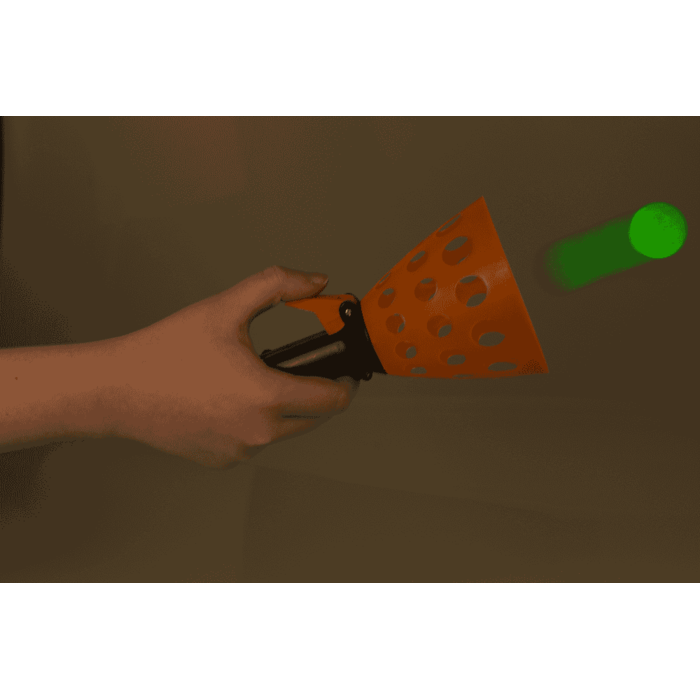 2 in 1 Fangspiel, mit Glow in the Dark Bällen,