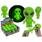 Stretch-Alien, Glow in the Dark, 8 x 12 x 6 cm,