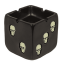 Aschenbecher, Totenkopf, Glow in the Dark,