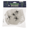 Spinnennetz, Glow in the Dark, inkl. 4 Spinnen,