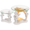 Aromalampe mit Glasschale, Stehende Engel mit