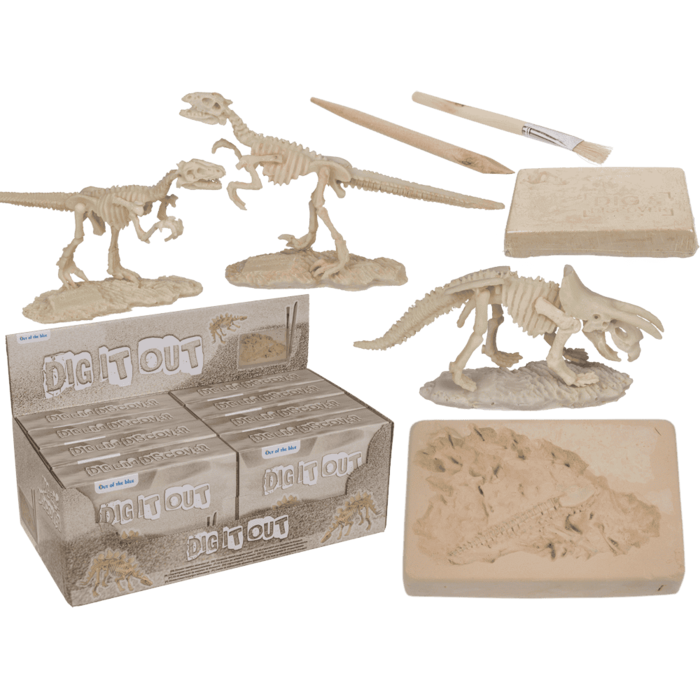 Ausgrabungsset, Dinosaurier Skelett,