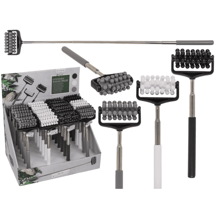 Ausziehbarer Massage-Roller mit Teleskopstab &