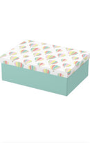 5 Geschenkboxen "Prem." i.Set,rechteckig,Pastel Colors