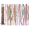Textil-Armband, Friendship, mit Muscheln &