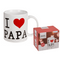 Becher, I love Papa, ca. 10 x 8 cm,