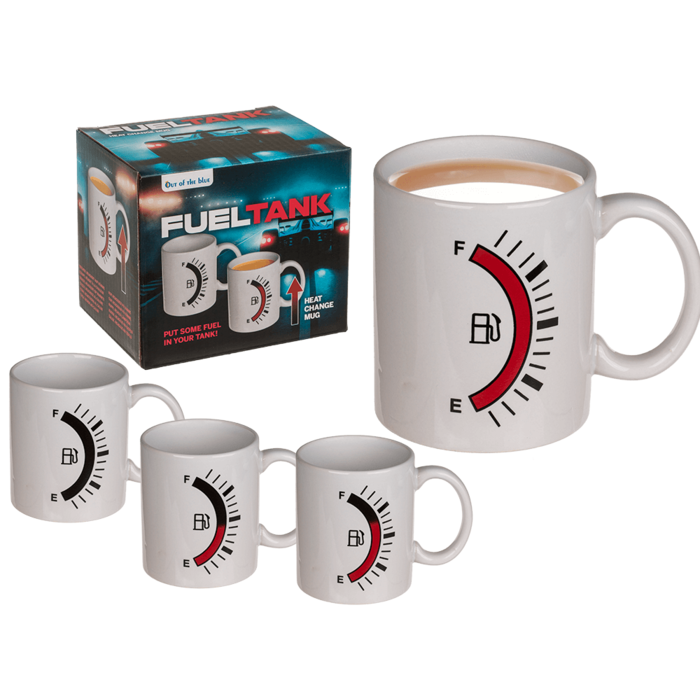 Becher, Tankanzeige, reagiert auf Wärme,