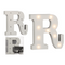 Beleuchteter Holz-Buchstabe R, mit 9 LED,