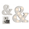 Beleuchtetes Holz-Zeichen &, mit 9 LED,