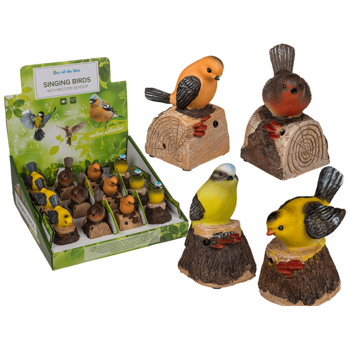 Bewegungsmelder, Vogel mit Tierstimme
