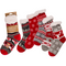 Damen-Hüttensocken, Ice Flower & Reindeer,