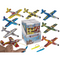 Flugzeug mit Gummibandkatapult, ca. 20 cm,