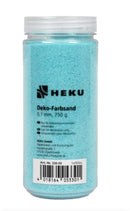 Deko-Farbsand, 0,1mm, ca. 750g, in Zylinderdose, hellblau