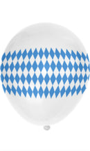 5 Maxi-Ballons mit Motiv, Ø 30cm, Bayrisch Blau