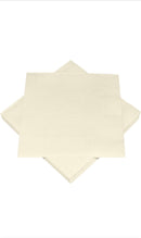 20 Servietten "uni", 3-lagig, 33*33cm, creme