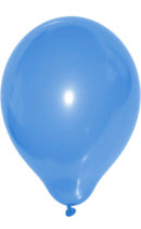 15 Ballons, Ø 22cm, blau/weiß