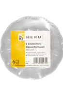 6 Eisbecher/Dessertschalen, klar, 350cm³, PS