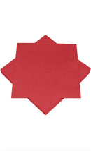 20 Servietten "uni", 3-lagig, 33*33cm, rot