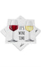 30 Servietten m. Motiv, 3-lg., 25*25cm, It´s Wine Time