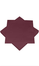 20 Servietten "uni", 3-lagig, 33*33cm, bordeaux