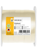 Polyband, 100m*10mm, creme