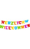 Partykette "Herzlich Willkommen", Länge 2,2m