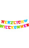 Partykette "Herzlich Willkommen", Länge 2,2m