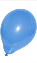 25 Ballons "uni", Ø 25cm, blau
