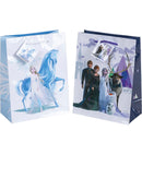 Geschenktasche "Prem./Frozen", medium, 22,5*17*9cm, 2 Mot.