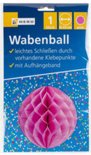 Wabenball, Ø 25cm, pink