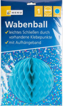 Wabenball, Ø 35cm, türkis